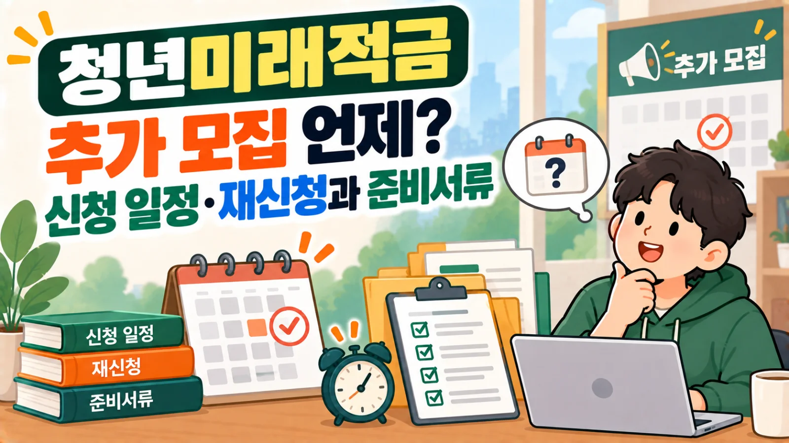 청년미래적금 추가 모집 언제? 신청 일정·재신청과 준비서류